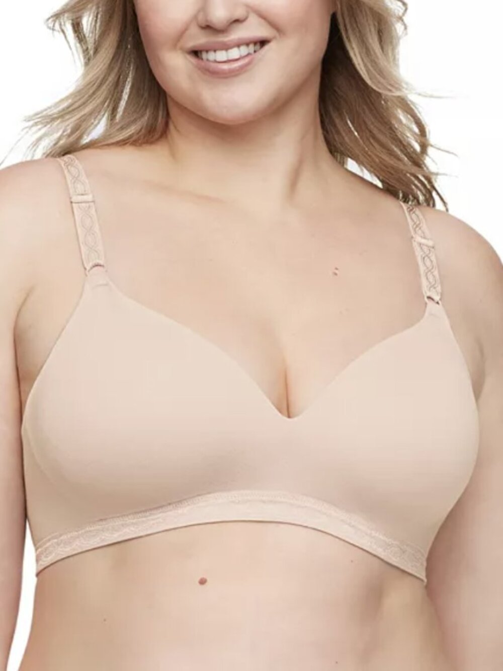 Warner's Cloud 9 Super Soft Wireless Lightly Lined Comfort Bra 1269 34C NWOT